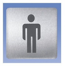 Piktogram Sanela WC muži, nerez mat   SLZN 44AA